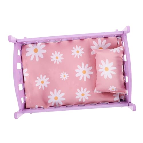 SOPOTUTU Miniaturmöbel für Puppenhaus Verstellbares Bett für Kinderzimmer und Wohnzimmer Robuste Bauweise für Kreatives Fördert Fantasie und Rollenspiele SOPOTUTU Miniaturmöbel für Puppenhaus Verstellbares Bett für Kinderzimmer und Wohnzimmer Robuste Bauweise für Kreatives Fördert Fantasie und Rollenspiele von SOPOTUTU