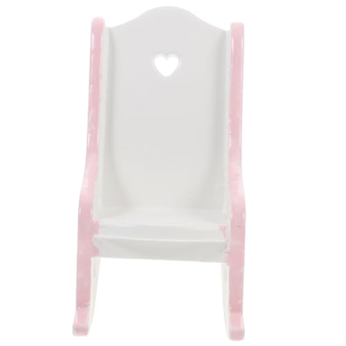 SOPOTUTU Miniaturstuhl Dekoration für Puppenhaus Kleiner Schaukelstuhl Vielseitig Einsetzbar Raumdeko DIY Accessoire für Foto Requisiten und Miniaturszenen SOPOTUTU Miniaturstuhl Dekoration für Puppenhaus Kleiner Schaukelstuhl Vielseitig Einsetzbar Raumdeko DIY Accessoire für Foto Requisiten und Miniaturszenen von SOPOTUTU