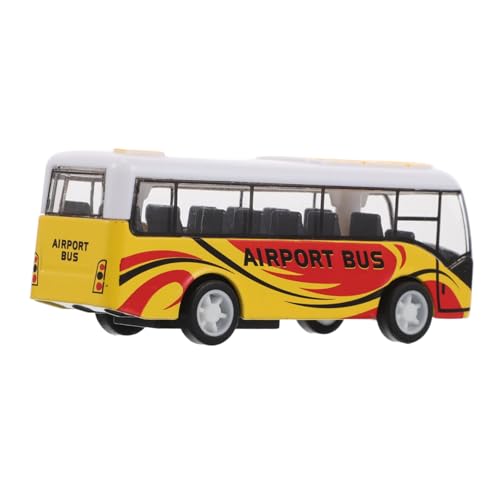 SOPOTUTU Modellauto aus Legierung Rückziehauto Busmodell Modellbus aus Metall kinderspielzeug Autos Schulbus-Ornament Schulbusspielzeug Schulbusdekorationen Bus- von SOPOTUTU