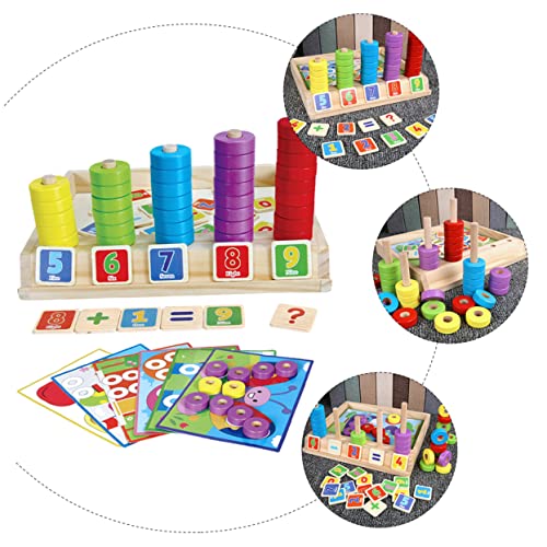 SOPOTUTU Montessori Holzpuzzle für Ab Jahre Pädagogisches Lernspielzeug zur Farb und Formwahrnehmung Handgefertigt mit Glatten Kanten Fördert Feinmotorik und Logisches von SOPOTUTU