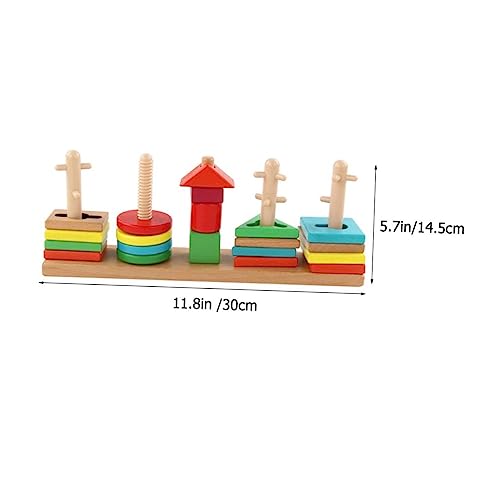 SOPOTUTU Montessori Holzspielzeug Geometrische Formen Steckspiel aus Buchenholz Farbsortierendes Kognitives Lernspiel für Kreativität und Logischem Sicher und Fein Poliert SOPOTUTU Montessori Holzspielzeug Geometrische Formen Steckspiel aus Buchenholz Farbsortierendes Kognitives Lernspiel für Kreativität und Logischem Sicher und Fein Poliert von SOPOTUTU