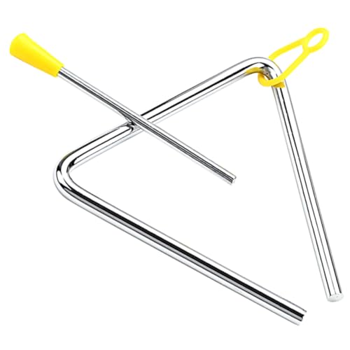 SOPOTUTU Musik dreieck Percussion Instrument Leichtes mit Schlägel für Musikspielzeug Junge Mädchen Musikalische Früherziehung Kreatives Schlaginstrument von SOPOTUTU