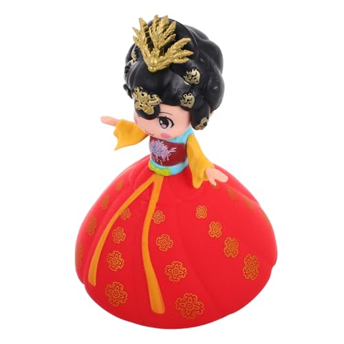 SOPOTUTU Musikalische Wackelpuppe im Klassischen Chinesischen Design Große Handgefertigte Figuren für Junge Mädchen und Krabbeln Kunstvolle Dekoration für Bietet und Akustische von SOPOTUTU