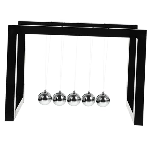 SOPOTUTU Newton Pendelball Deko Wissenschaftliches Kugeln Mit Stabiler Basis Für Büro Zuhause Lehrreiches Ornament Für Für Physikliebhaber SOPOTUTU Newton Pendelball Deko Wissenschaftliches Kugeln Mit Stabiler Basis Für Büro Zuhause Lehrreiches Ornament Für Für Physikliebhaber von SOPOTUTU