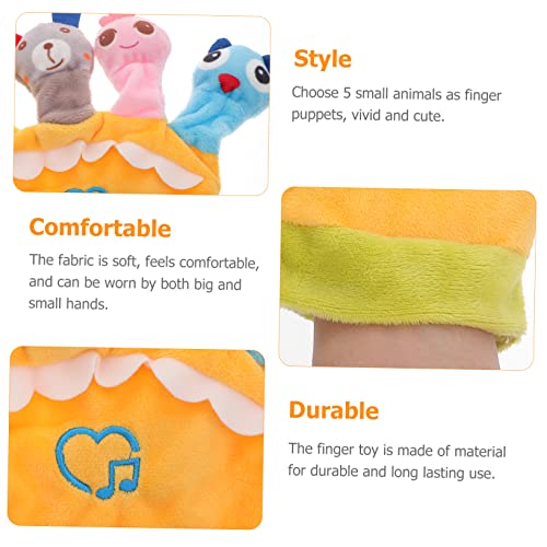 SOPOTUTU Niedliche Plüsch Fingerpuppe mit Tiermotiv Interaktives Lernspielzeug für Farbenfrohe Handpuppe Kreativität und Rollenspielen Geeignet für Jungen und Mädchen SOPOTUTU Niedliche Plüsch Fingerpuppe mit Tiermotiv Interaktives Lernspielzeug für Farbenfrohe Handpuppe Kreativität und Rollenspielen Geeignet für Jungen und Mädchen von SOPOTUTU