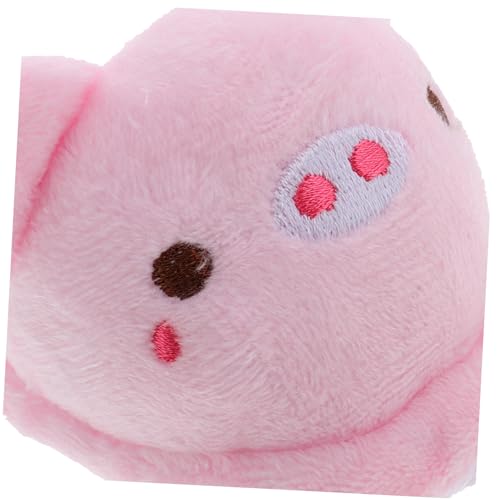 SOPOTUTU Niedliche Puppen Hausschuhe Plüsch Tierpantoffeln Cartoon Schwein Design Winterfeste Puppenzubehör rutschfeste Langlebige Schuhe für Puppen von SOPOTUTU