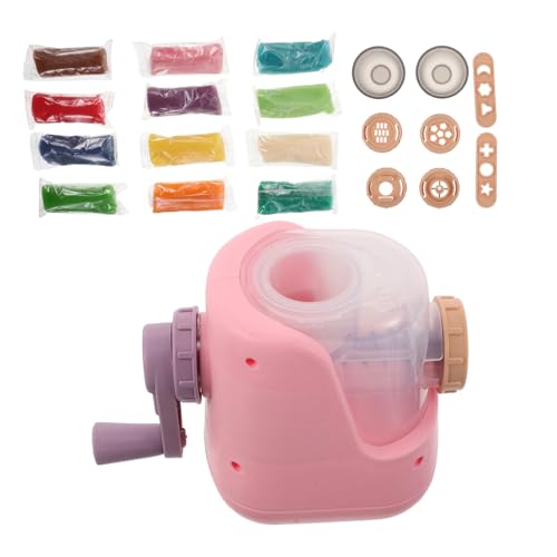 SOPOTUTU Nudelmaschine Manuell Buntes Knetspielzeug Kreatives DIY Modellierwerkzeug für Motorische Entwicklung und Familienspaß Ungiftig Leicht zu Reinigen Fördert Farben Formenerkennung von SOPOTUTU