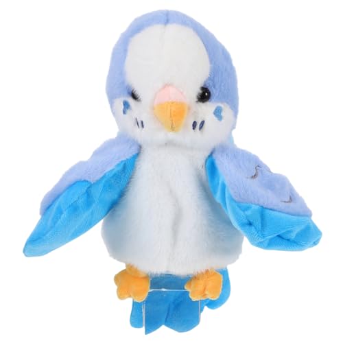 SOPOTUTU Papageienpuppe Puppe Cartoon-puppenspielzeug Handpuppen Für Entzückende Handpuppe Papagei Handpuppe Vogelpuppe Rollenspiel Handpuppe Vogel Handpuppe Plüsch Blue SOPOTUTU Papageienpuppe Puppe Cartoon-puppenspielzeug Handpuppen Für Entzückende Handpuppe Papagei Handpuppe Vogelpuppe Rollenspiel Handpuppe Vogel Handpuppe Plüsch Blue von SOPOTUTU