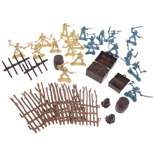 SOPOTUTU Piraten Soldat Figurenset Teilig mit Zubehör Kunststoff Piratenskelett für Ab Jahren Abenteuer Kreative Rollenspiele SOPOTUTU Piraten Soldat Figurenset Teilig mit Zubehör Kunststoff Piratenskelett für Ab Jahren Abenteuer Kreative Rollenspiele von SOPOTUTU