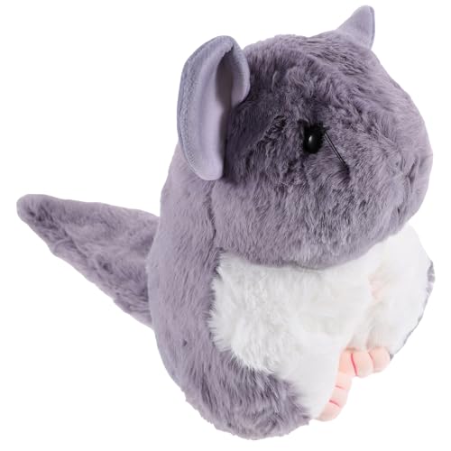 SOPOTUTU Plüsch Hamster Kuscheltier Niedlich Cartoon Stofftier Chinchilla Kuscheltier Plüschspielzeug Dekoration von SOPOTUTU