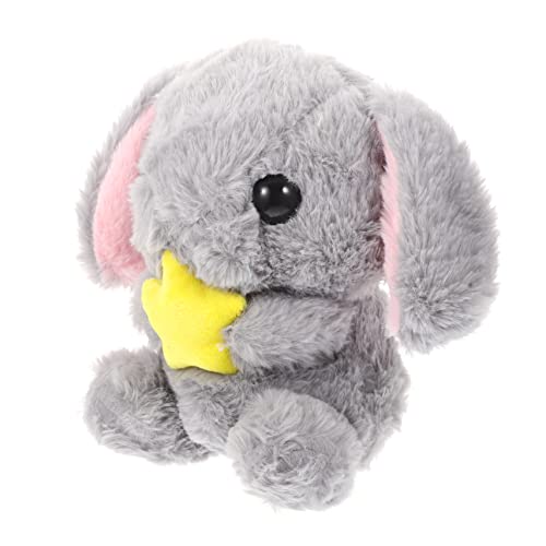 SOPOTUTU Plüsch Hase Kuscheltier Bunny Graue Stofftier Süßes Plüschtier für Spielgefährte oder Dekoration für Warmes Zuhause von SOPOTUTU