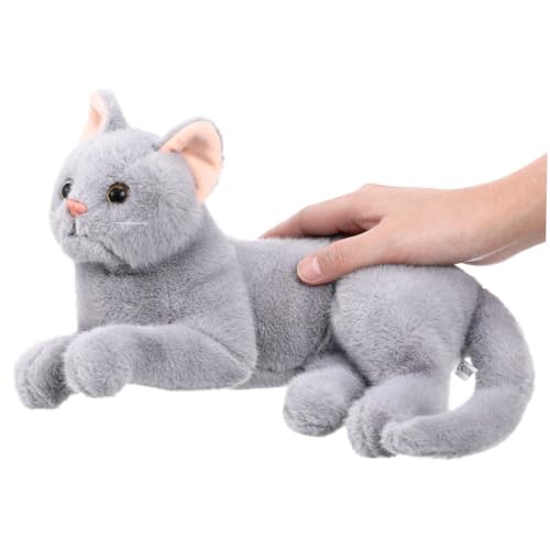 SOPOTUTU Plüsch Katzenpuppe Realistisch Ausgestopft Kuscheltier für Schlafkissen Dekoration Sofa Ornament Detailreich Verarbeitet Niedliches Stofftier SOPOTUTU Plüsch Katzenpuppe Realistisch Ausgestopft Kuscheltier für Schlafkissen Dekoration Sofa Ornament Detailreich Verarbeitet Niedliches Stofftier von SOPOTUTU