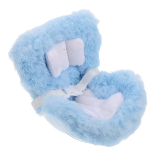 SOPOTUTU Plüsch Puppensitz für Auto Miniatur Sitz für Puppen Niedliche Dekoration für Autoinnenraum Bequem und Sicher Blaues Plüschkissen mit Boden SOPOTUTU Plüsch Puppensitz für Auto Miniatur Sitz für Puppen Niedliche Dekoration für Autoinnenraum Bequem und Sicher Blaues Plüschkissen mit Boden von SOPOTUTU