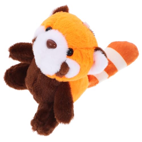 SOPOTUTU Plüschtier Anhänger Mini Plüsch Waschbär Schlüssel Flauschige Plüsch Waschbär Puppe Stofftier Ornament Für Taschen Hängedekor Taschen Taschen Hängeornamente Plüsch von SOPOTUTU