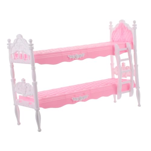 SOPOTUTU Prinzessin Puppenbett Puppenstubenbetten Miniatur-Puppenhauszubehör Puppenhaus-Miniaturen Minibetten Puppenhauszubehör Bett Etagenbetten für Puppen Puppenmöbel Plastik Rosa SOPOTUTU Prinzessin Puppenbett Puppenstubenbetten Miniatur-Puppenhauszubehör Puppenhaus-Miniaturen Minibetten Puppenhauszubehör Bett Etagenbetten für Puppen Puppenmöbel Plastik Rosa von SOPOTUTU