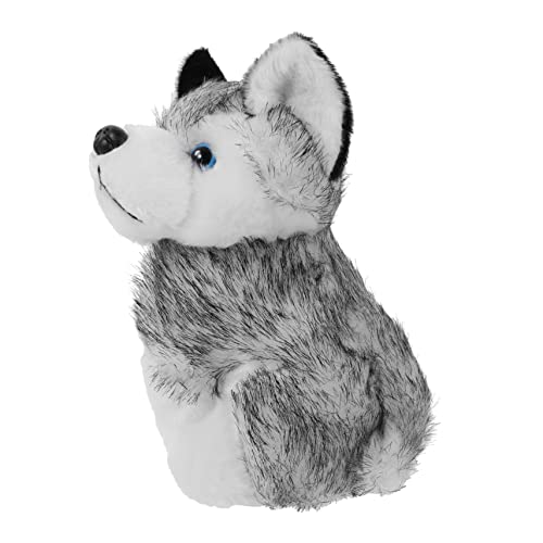 SOPOTUTU Puppe Kuscheltier für Leichtes Stofftier Husky plüschtier Niedliches Stofftier Hundespielzeug für Mädchen Partygeschenk Wohnkultur PP Baumwolle von SOPOTUTU