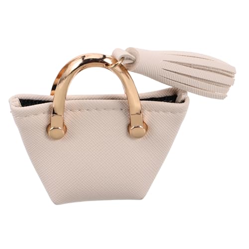 SOPOTUTU Puppen-schmuckbeutel Mini-Handtasche Weiße Mini-geldbörse Mini-geldbörsen Für Mädchen Geldbeutel Süße Mini -geldbörse Geldbörse Miniatur-puppenzubehör Kunstleder von SOPOTUTU