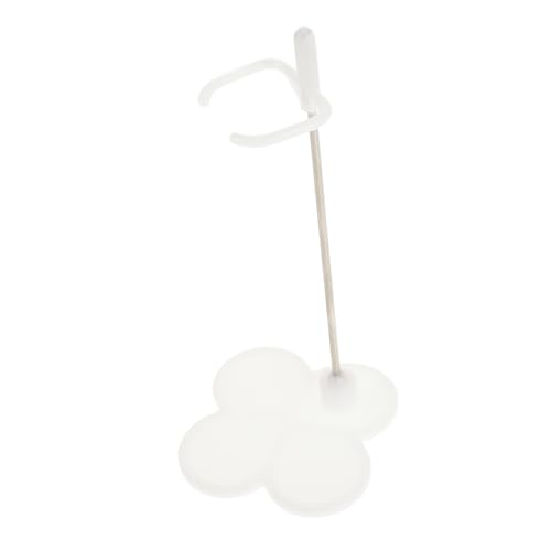 SOPOTUTU Puppenbasen Tragbarer Puppenständer Vertikaler Puppenständer Gestell Für Puppe Puppenanzeige Puppenhalter Puppen Unterstützen Gehäkelter Puppenständer Plastik Weiß von SOPOTUTU