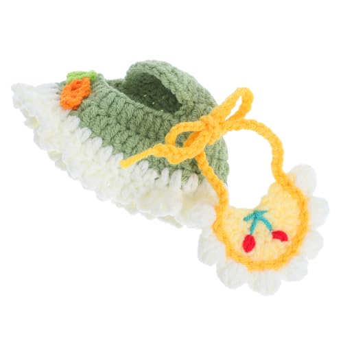 SOPOTUTU Puppenkostüm mit Gewebtem Hut und Latz Charmantes Kopfstück für Stoffpuppen Vielseitig für Festival Party und Fotografie Kompatibel mit Labubu Niedliches Puppenzubehör SOPOTUTU Puppenkostüm mit Gewebtem Hut und Latz Charmantes Kopfstück für Stoffpuppen Vielseitig für Festival Party und Fotografie Kompatibel mit Labubu Niedliches Puppenzubehör von SOPOTUTU