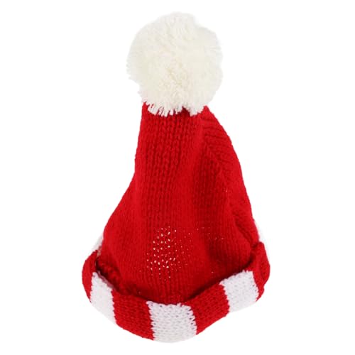 SOPOTUTU Mini Gestrickte Puppenmütze Niedliche Wollmütze Für Puppen Dekorativer Hut Für Bastelprojekte Und Fotorequisiten Festliche Accessoires von SOPOTUTU