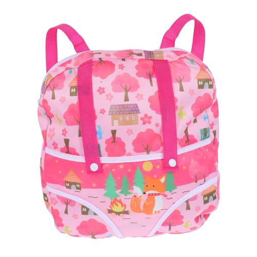 SOPOTUTU Puppenrucksack Mini-Rucksack für Puppen Babypuppentasche Prinzessin Rucksack Tragetasche für Puppen Puppen-Kleinkind-Rucksack Tragehilfe für Babypuppen Cartoon Doll Bag Polyester SOPOTUTU Puppenrucksack Mini-Rucksack für Puppen Babypuppentasche Prinzessin Rucksack Tragetasche für Puppen Puppen-Kleinkind-Rucksack Tragehilfe für Babypuppen Cartoon Doll Bag Polyester von SOPOTUTU