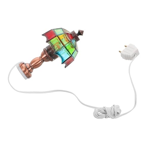SOPOTUTU Puppenhaus Miniatur LED Tischlampe 1:12 Retro Modell für Puppenhaus Dekoration Kleiner Hausmöbel Erforderlich SOPOTUTU Puppenhaus Miniatur LED Tischlampe 1:12 Retro Modell für Puppenhaus Dekoration Kleiner Hausmöbel Erforderlich von SOPOTUTU