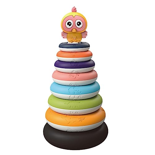 SOPOTUTU Rainbow Ring Stapelspielzeug für Ab Jahren Kreatives Farbenfrohes Lernspielzeug Motorik und Sicheres Ansprechendes Design für Spielerisches Lernen SOPOTUTU Rainbow Ring Stapelspielzeug für Ab Jahren Kreatives Farbenfrohes Lernspielzeug Motorik und Sicheres Ansprechendes Design für Spielerisches Lernen von SOPOTUTU