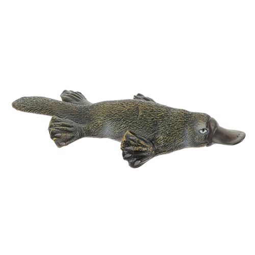 SOPOTUTU Realistische Duckbill Figurine aus Hochwertigem Kunststoff Farbenfroh und Detailgetreu als Dekoratives Tiermodell für Schreibtisch Regal Garten für Tiererkennung und von SOPOTUTU