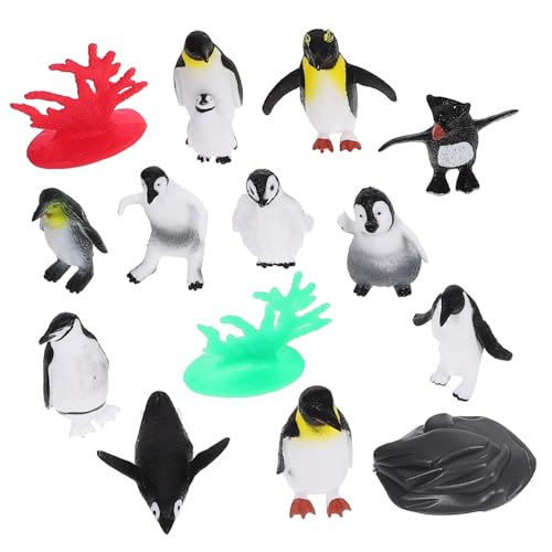 SOPOTUTU Realistische Pinguin Figuren aus Kunststoff Detailgetreu Gestaltete Kleine Tierfiguren Dekorativ und Pädagogisch als Geschenk für Sammler SOPOTUTU Realistische Pinguin Figuren aus Kunststoff Detailgetreu Gestaltete Kleine Tierfiguren Dekorativ und Pädagogisch als Geschenk für Sammler von SOPOTUTU