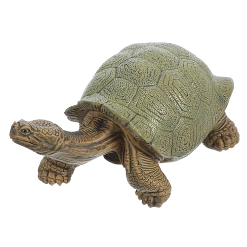 SOPOTUTU Realistische Schildkrötenfigur Landschildkröten Modell Lernspielzeug Dekoration für Kinderzimmer und Garten Simulation Tierfigur von SOPOTUTU