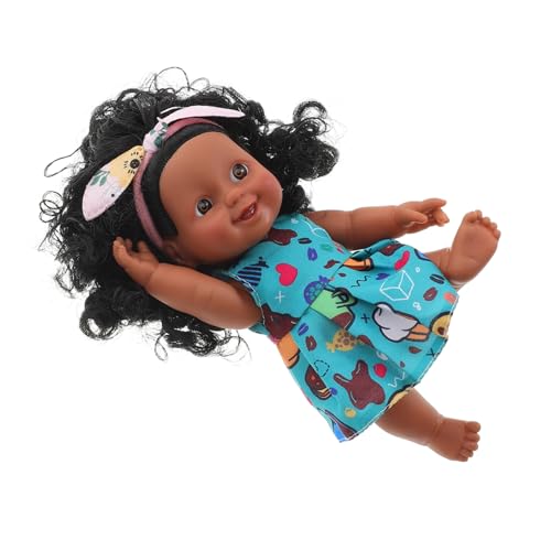 SOPOTUTU Realistische Vinyl Babypuppe Afro Mädchen mit Lockigem Haar Lebensechte Simulation und Kompakt Inklusive Kleidung für Sammler Zufällige Farbe Zufällige Farbe SOPOTUTU Realistische Vinyl Babypuppe Afro Mädchen mit Lockigem Haar Lebensechte Simulation und Kompakt Inklusive Kleidung für Sammler Zufällige Farbe Zufällige Farbe von SOPOTUTU
