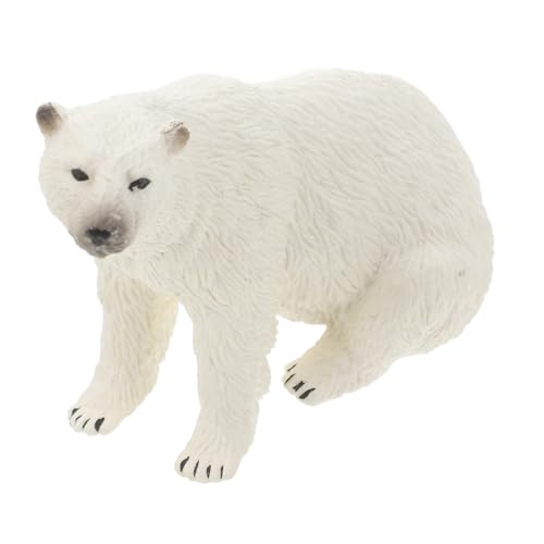 SOPOTUTU Realistisches Eisbär Modell Figur Wildtier Deko Lernspielzeug Desktop Dekoration Kunststoff Ornamente SOPOTUTU Realistisches Eisbär Modell Figur Wildtier Deko Lernspielzeug Desktop Dekoration Kunststoff Ornamente von SOPOTUTU
