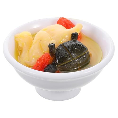 SOPOTUTU Realistisches Hühnersuppe Modell Täuschend Echtes für Lebensmittel Fotografie Ausstellungen und Requisiten Detailgetreu und Vielseitig Einsetzbar SOPOTUTU Realistisches Hühnersuppe Modell Täuschend Echtes für Lebensmittel Fotografie Ausstellungen und Requisiten Detailgetreu und Vielseitig Einsetzbar von SOPOTUTU