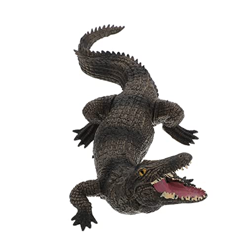SOPOTUTU Realistisches Krokodil Modell für Pädagogisch Festes Simulationstier Ornament zur Kognitiven und Naturerfahrung von SOPOTUTU