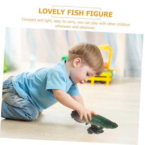 SOPOTUTU Realistisches Meeresfischmodell mit Sockel Feine Verarbeitung Dekorative Desktop Figur Pädagogisches Fischspielzeug für Inspiriert Kreativität und Meereskunde von SOPOTUTU