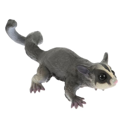 SOPOTUTU Realistisches Petaurus Breviceps Tiermodell aus Solidem Kunststoff Detailreiche Langlebige Miniaturfigur für Home Decor und Pädagogische Zwecke Einzigartiges Desktop für von SOPOTUTU
