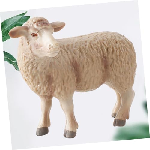SOPOTUTU Realistisches Schaf Modell Deko Figur aus Hochwertigem Material Lebensechte Miniatur Schaf Figur als Kreatives Ornament Pädagogisches Tiermodell für Kinderzimmer und SOPOTUTU Realistisches Schaf Modell Deko Figur aus Hochwertigem Material Lebensechte Miniatur Schaf Figur als Kreatives Ornament Pädagogisches Tiermodell für Kinderzimmer und von SOPOTUTU