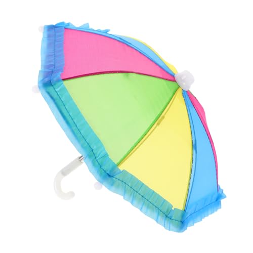 SOPOTUTU Regenschirm für Puppen Verspieltes Design für Mädchenpuppen Einzigartiges Puppenzubehör für Kreative Spielmomente von SOPOTUTU
