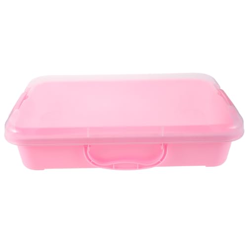 SOPOTUTU Sandkasten-Spielzeug: Flache Aufbewahrungstabletts, Serviertablett, Stapelbare Behälter Zum Bemalen Von Perlen, Für Büro, Schule, DIY-projekte, Pink SOPOTUTU Sandkasten-Spielzeug: Flache Aufbewahrungstabletts, Serviertablett, Stapelbare Behälter Zum Bemalen Von Perlen, Für Büro, Schule, DIY-projekte, Pink von SOPOTUTU