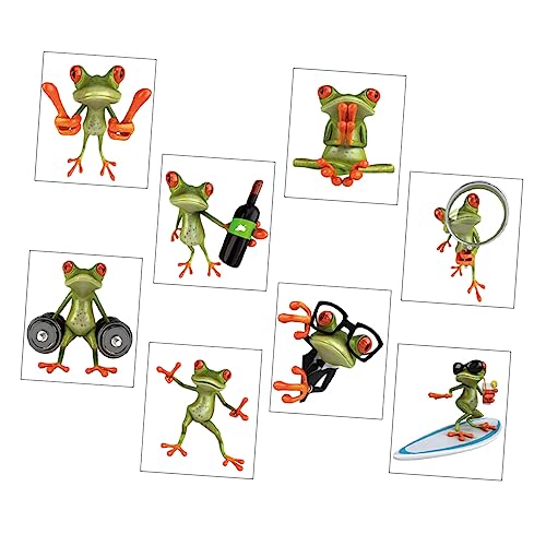 SOPOTUTU Schickes Frosch-autoaufkleber-Set 8-teiliges Wandaufkleber-Set Selbstklebende Deko-Aufkleber SOPOTUTU Schickes Frosch-autoaufkleber-Set 8-teiliges Wandaufkleber-Set Selbstklebende Deko-Aufkleber von SOPOTUTU