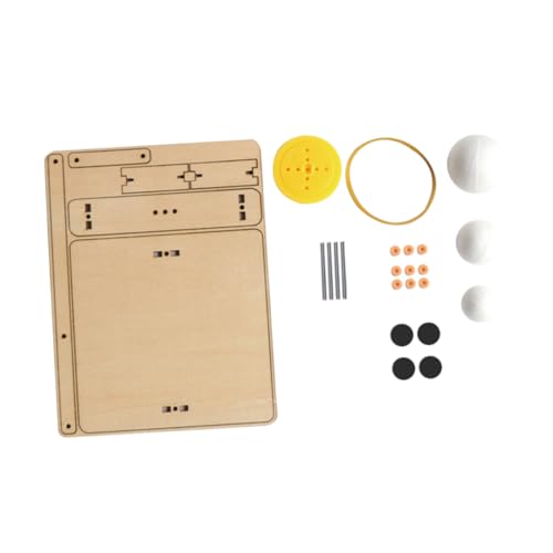 SOPOTUTU Schulorbitalmodell Aus Holz Handbetriebene Demonstration Mit Erde Mond Und Sonne Für Lernzwecke Planetarium DIY Modell Wissenschaftlichen von SOPOTUTU