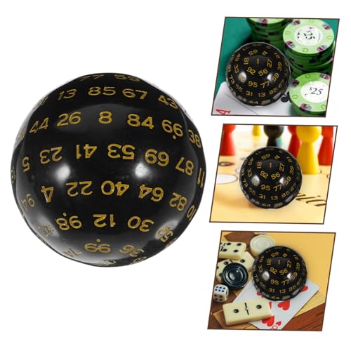 SOPOTUTU Seitiger Acryl Würfel Kugelförmig Robustes Material Tragbar für Partyspiele und RPG Vielseitiges Polyedrisches Spielwürfel für Brett Rollenspiele SOPOTUTU Seitiger Acryl Würfel Kugelförmig Robustes Material Tragbar für Partyspiele und RPG Vielseitiges Polyedrisches Spielwürfel für Brett Rollenspiele von SOPOTUTU