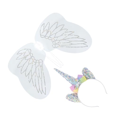 SOPOTUTU Feenflügel- Und Stirnband-Set Für Jungen Und Mädchen Kostüm-anziehset Für Partys SOPOTUTU Feenflügel- Und Stirnband-Set Für Jungen Und Mädchen Kostüm-anziehset Für Partys von SOPOTUTU