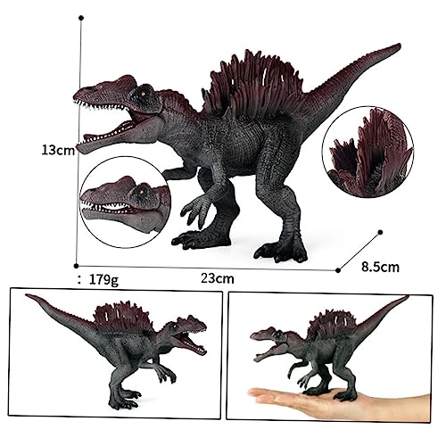 SOPOTUTU Simulation Dinosaurier Modell aus Robustem Kunststoff Bewegliche Flossen Pädagogisches Dinosaurierspielzeug für Tragbar und Dekorativ für Naturerkundung und Spielspaß von SOPOTUTU