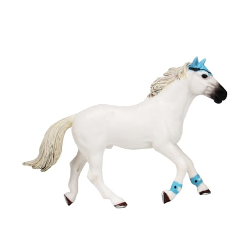 SOPOTUTU Simulation Pferdemodell Imitation Pferd für Lebensechte Figur als Schreibtischdekoration und Lernspielzeug für Kreative Entwicklung von SOPOTUTU