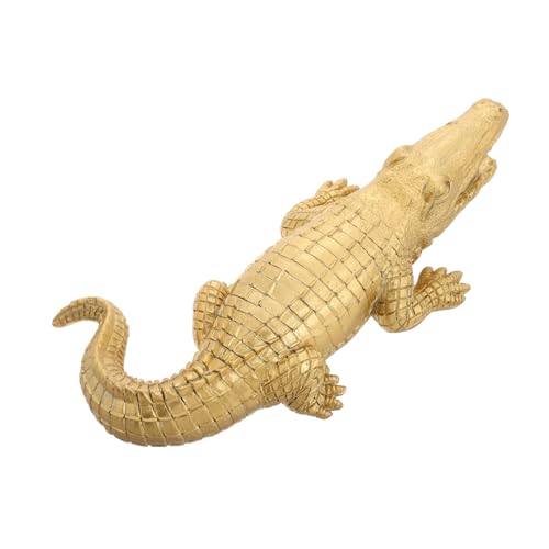 SOPOTUTU Simulierte Krokodilornamente Alligator-Figur Schreibtischschmuck Mini-Tierfiguren Alligator-Dekorationen Alligatorstatuen Alligator-Rasenornament Hofstatuen Harz Golden SOPOTUTU Simulierte Krokodilornamente Alligator-Figur Schreibtischschmuck Mini-Tierfiguren Alligator-Dekorationen Alligatorstatuen Alligator-Rasenornament Hofstatuen Harz Golden von SOPOTUTU