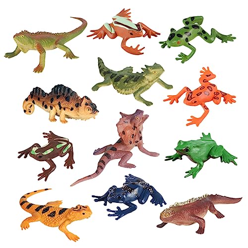 SOPOTUTU Simulierte Wildtiermodelle Teiliges Set aus Langlebigem Kunststoff Realistische Reptilien und Kriechtiere Figuren Pädagogisches Aufmerksamkeit und Kreativität bei Kindern SOPOTUTU Simulierte Wildtiermodelle Teiliges Set aus Langlebigem Kunststoff Realistische Reptilien und Kriechtiere Figuren Pädagogisches Aufmerksamkeit und Kreativität bei Kindern von SOPOTUTU