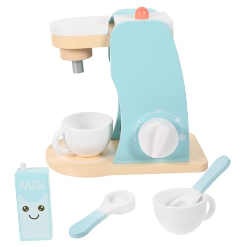 SOPOTUTU Spielhaus Kaffeemaschine Interaktives Rollenspiel- Kaffeemaschine Für Kleinkinder Kaffeespielzeug Für Hölzern SOPOTUTU Spielhaus Kaffeemaschine Interaktives Rollenspiel- Kaffeemaschine Für Kleinkinder Kaffeespielzeug Für Hölzern von SOPOTUTU