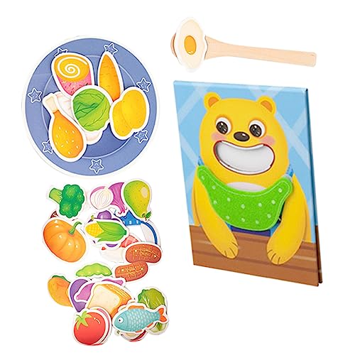 SOPOTUTU Spielset Füttern Bär Simulation für Vorschule Fördert Feinmotorik und Lernaktivitäten Sicher Glatte Kanten Pädagogisches für Kleinkinder SOPOTUTU Spielset Füttern Bär Simulation für Vorschule Fördert Feinmotorik und Lernaktivitäten Sicher Glatte Kanten Pädagogisches für Kleinkinder von SOPOTUTU