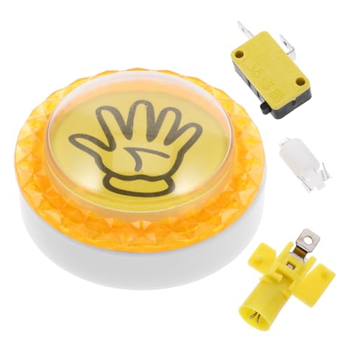 SOPOTUTU Spieltaste Kein Knopf Blickfang Für Den Unterricht Summer-Taste Müssen Haben Game Summer Timer Für Den Unterricht Spielnacht Spiel-Summer Mit Licht Und Ton Yellow Plastik von SOPOTUTU
